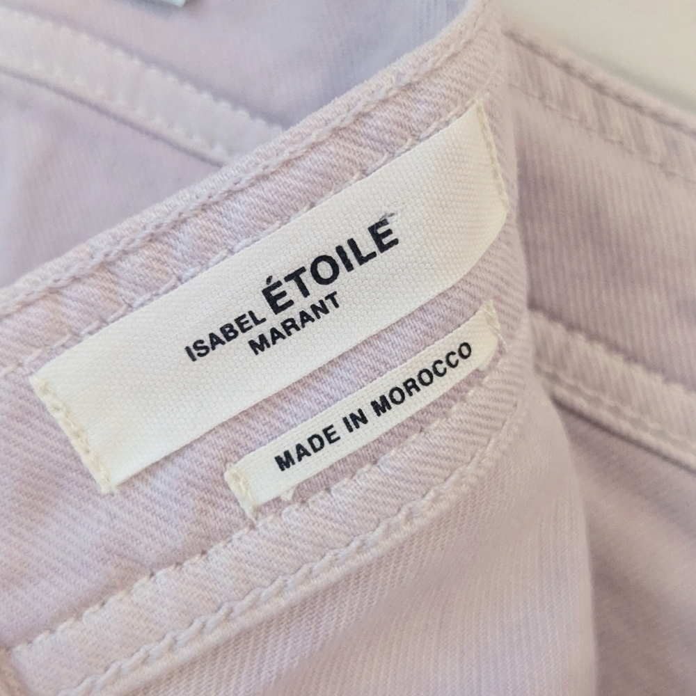 Isabel Marant Lilac Denim Ruffle Skirt - Picture 5 of 6